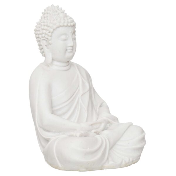 marble Meditating Buddha/Buddh/Gautam Buddha Statue Lord Figurine/Idol/Murti Gift Items Showpiece for HomeDecor Decoration Gifting - Image 2